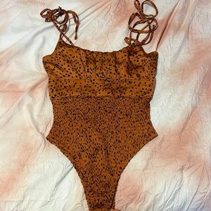 Patterned princess poly body suit